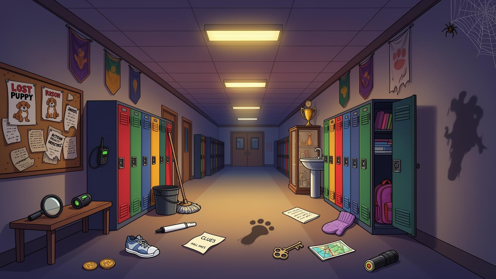 Flickering Hallway